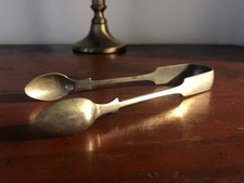 Vintage Bengal  Silver Ice Tongs