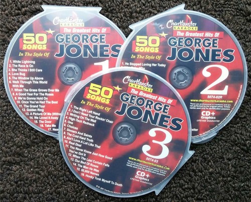 George jones cdg discs - 3,