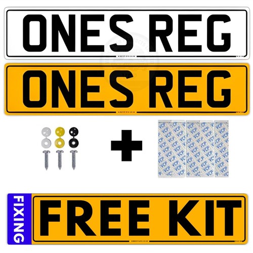 Number plates car - number, reg