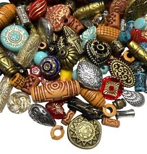 130pcs Ethnic Tribal Aztec Style Beads 65 Design Handpick Mix Sizes Acrylic