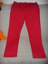 Georgio Peviani Italian comfort fit red cotton jeans size 36/33"