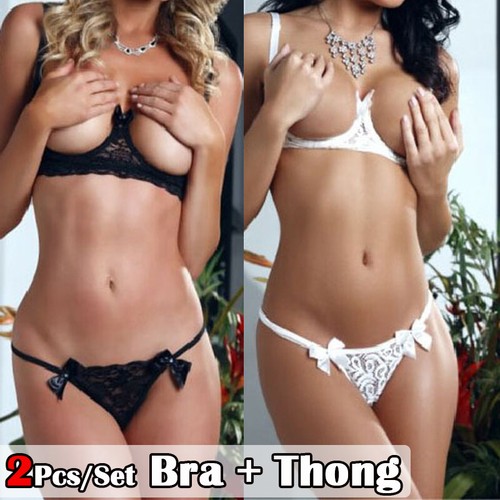 Women cupless open bra - cupless,