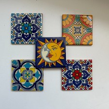 5 x 10.5cm Mexican Talavera Handmade Tiles