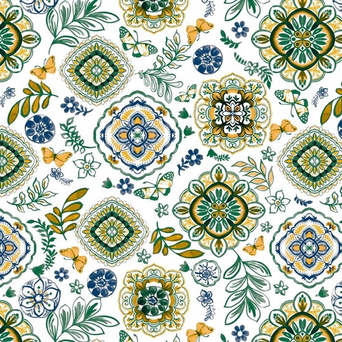 Sophia tiles green - tiles,