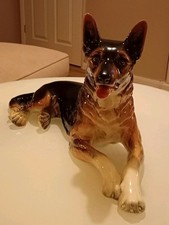 Large Goebel German Shepherd Alsatian Working Dog Figurine
