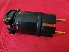 Furutech schuko F1-E11 (G) gold plated european mains plug mint condition
