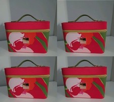 4 x Ted Baker Vanity Case Make Up Red Travel Zip Wash Bag bundle NEW WITH TAG
