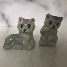 RARE Wade Happy Families Cats (2 Babies) without Original Box and Mother