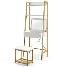 Vanity Table and Stool Set