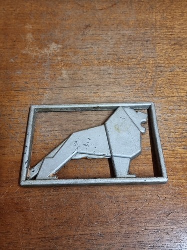 Vintage man truck - badge, emblem