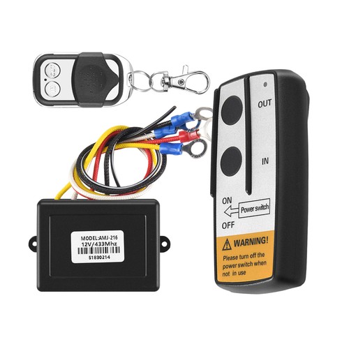 12v 12volt 50ft winch remote - winch,