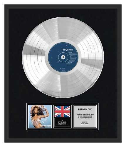 Beyonce platinum disc - -,