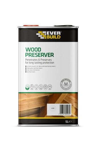 Everbuild wood preserver - wood,