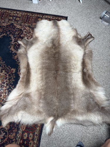 Genuine reindeer hide skin - reindeer,