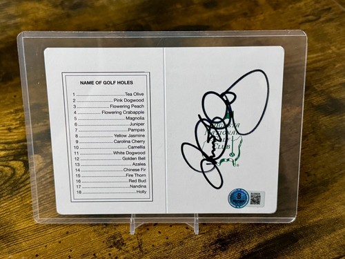 Rory mcilroy signed masters - rory,