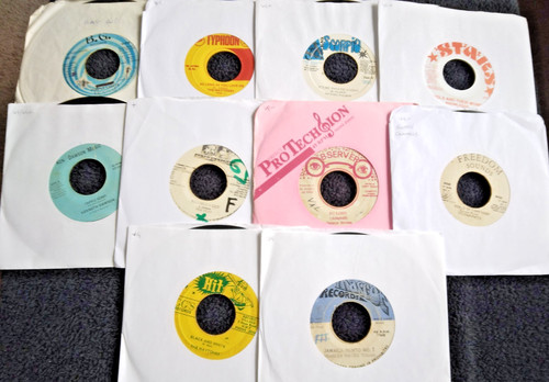 Reggae vinyl singles - 7",