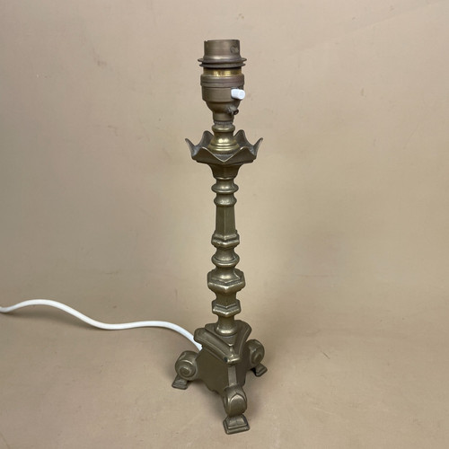 Ornate column gold brass metal - column,