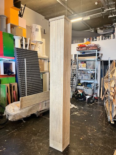 Roman column pillars - pillars, wooden