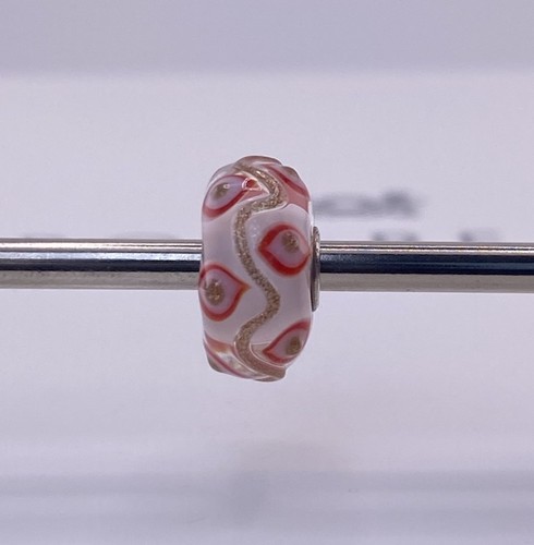 Trollbeads unique white - unique, gold