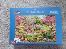 Gibsons 250XL Piece Jigsaw Puzzle "Five Little Ducks" by Debbie Cook.