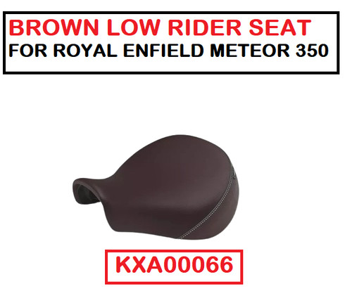 Brown low rider seat - fit, for
