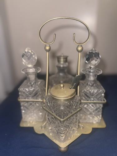 Antique cruet set - cruet, with