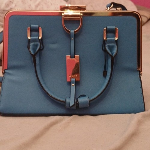 Dune electric blue leather - electric,