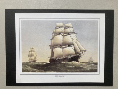 Naval print hms sultan - print-,