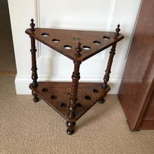 Snooker Pool Cue Rack for 6 cues - corner or wall standing