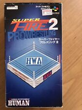 Super Fire Pro Wrestling 2 Super Famicom SFC NTSC-Japan Import.Free P+P.RARE!