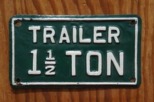 Vintage 1 1/2 TON Trailer