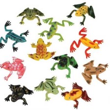 12 Mini plastic FROGS