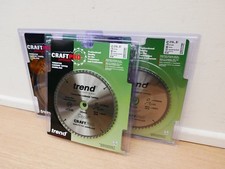 3 X TREND 216MM x 30MM BORE 60T TCT MITRE SAW BLADES DEWALT BOSCH CSB/CC21660