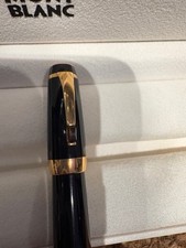 Montblanc Boheme Black Resin retractable Fountain Pen - Solid 14K Gold Nib