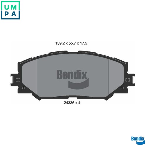 Brake pad set - disc,