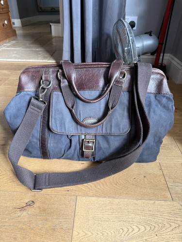 Fossil leather and - and, canvas