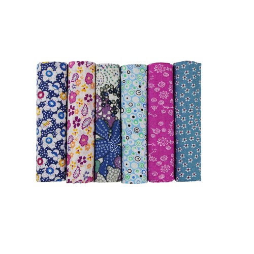 Pcs quilting cotton fabric - 6,