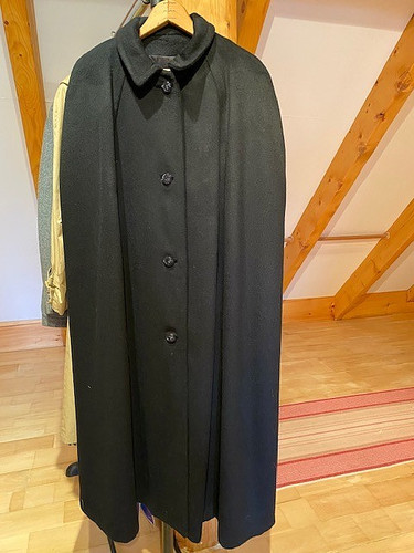 Vintage custom made black - made, wool