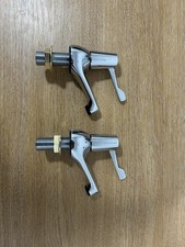 Bristan Chrome Plated Lever Basin Taps with Ceramic Disc Valves Val 1/2 C CD x2