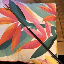 Vintage Retro Extendable Metal Toasting Fork for Camping and Homeware