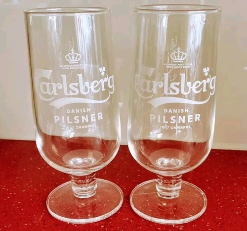 Carlsberg pint glasses - 2,