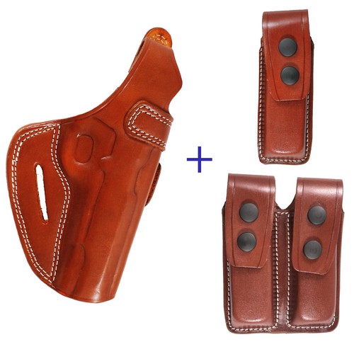 Real leather belt - leather, scabbard