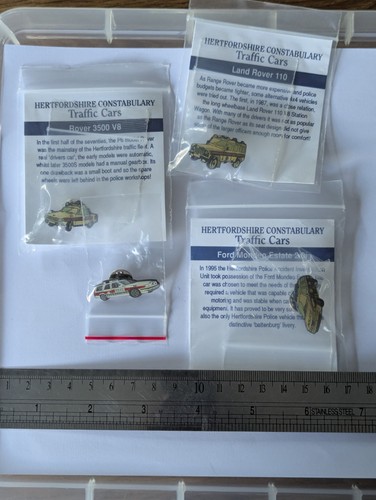 Police car enamel pin - police,