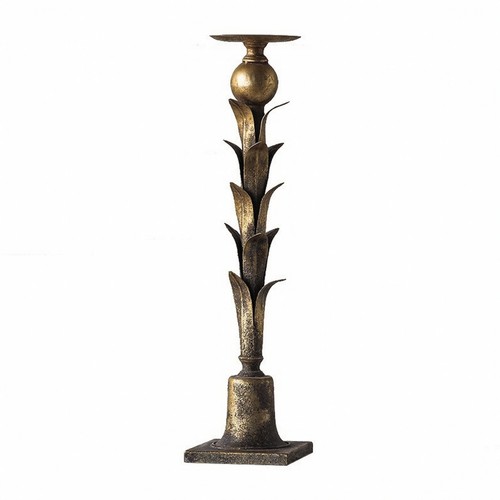 Pillar candle holder rustic - candle,