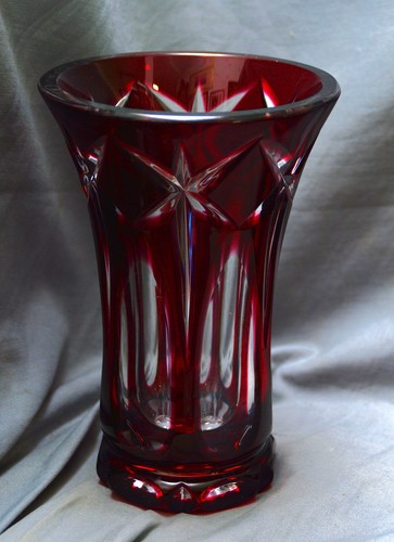 Vintage lead crystal vase - lead,