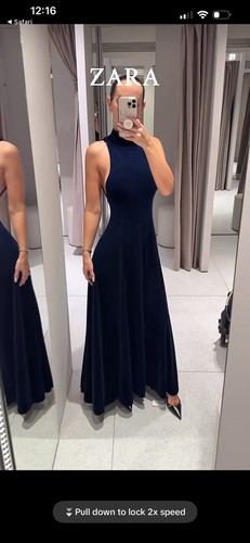 Zara long backless dress - zara,