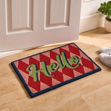 OHS Hello Slogan Doormat