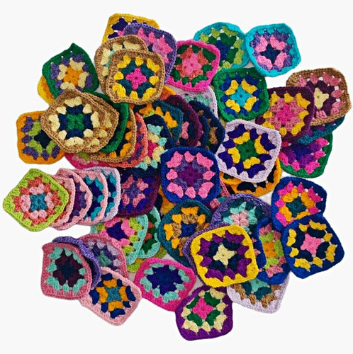 100 set multicoloured crochet - multicoloured,