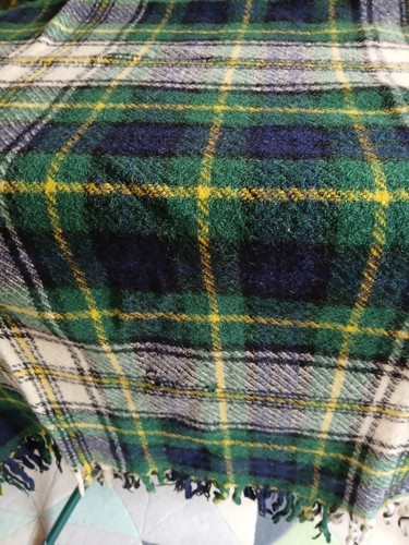Vintage tartan blanket - tartan,