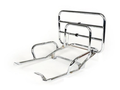 Vespa chrome rear rack - vespa,